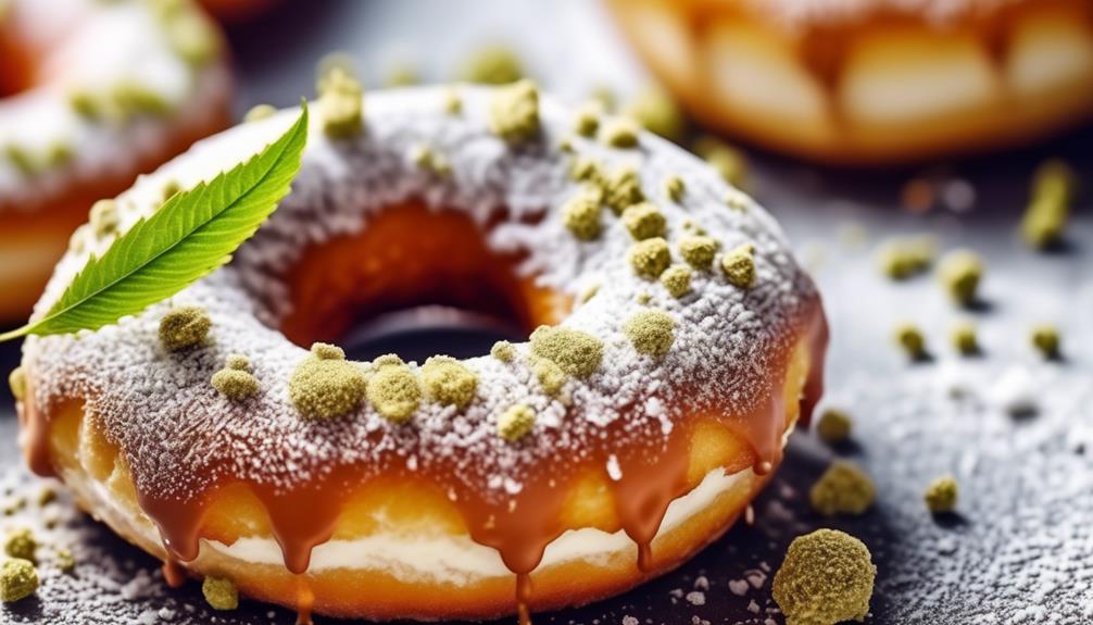 delicious donuts with kratom