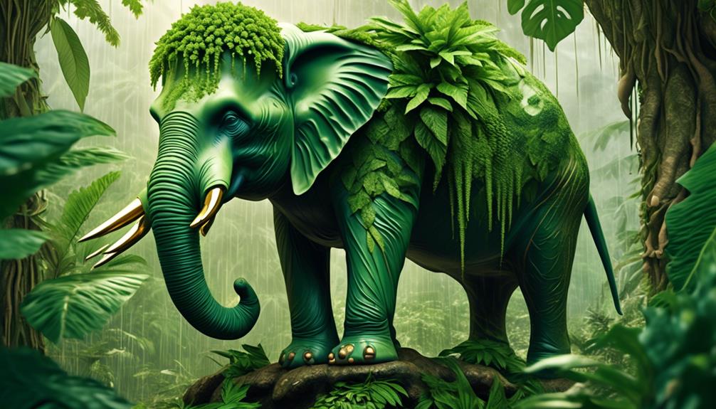 exploring the green elephant