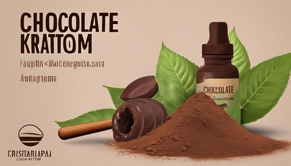 aromatic chocolate flavored kratom blend