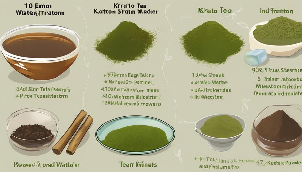brewing kratom tea guide