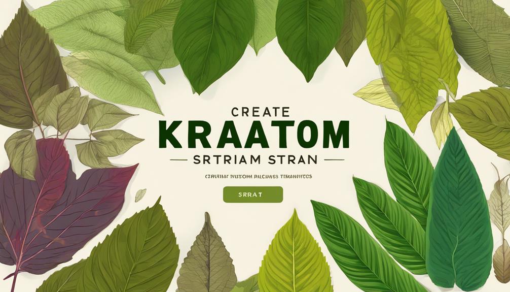 varieties of kratom strains