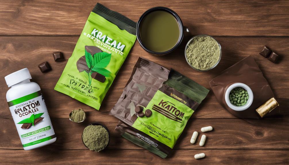 kratom based wellness product options